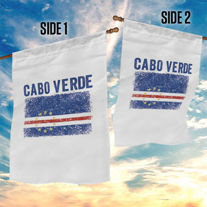 Cabo Verde Distressed Flag National Pride Garden Flag Cape Verde Heritage Pride Retro Grunge Graphic TS02 Print Your Wear