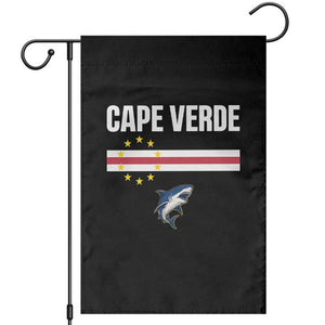 Cape Verde Flag Blue Shark Heritage Garden Flag Cabo Verde Verdean Pride Soccer Football Fans TS02 Black Print Your Wear