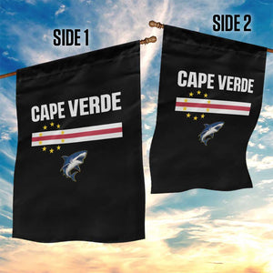 Cape Verde Flag Blue Shark Heritage Garden Flag Cabo Verde Verdean Pride Soccer Football Fans TS02 Print Your Wear