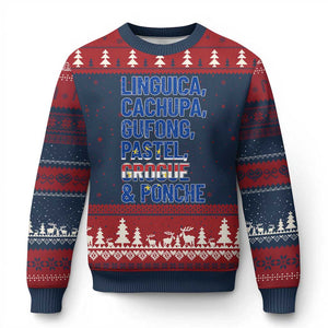 Cape Verde Traditional Food & Drinks List Ugly Christmas Sweater Cabo Verdean Cachupa Grogue Heritage Gift