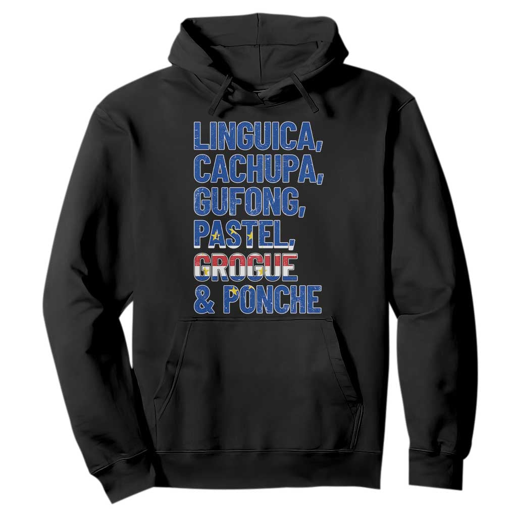 Cape Verde Traditional Food & Drinks List Hoodie Cabo Verdean Cachupa Grogue Heritage Gift