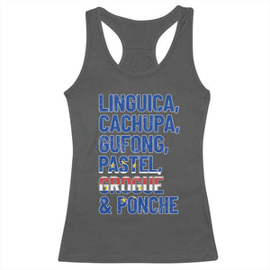 Cape Verde Traditional Food & Drinks List Racerback Tank Top Cabo Verdean Cachupa Grogue Heritage Gift