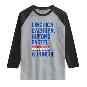 Cape Verde Traditional Food & Drinks List Raglan Shirt Cabo Verdean Cachupa Grogue Heritage Gift