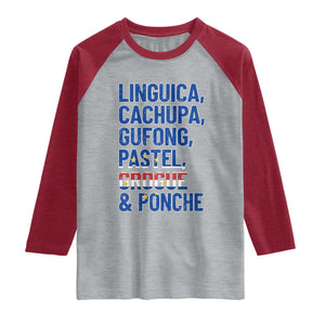 Cape Verde Traditional Food & Drinks List Raglan Shirt Cabo Verdean Cachupa Grogue Heritage Gift