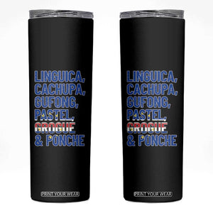 Cape Verde Traditional Food & Drinks List Skinny Tumbler Cabo Verdean Cachupa Grogue Heritage Gift TS02 Black Print Your Wear