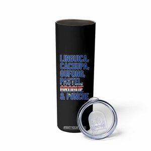 Cape Verde Traditional Food & Drinks List Skinny Tumbler Cabo Verdean Cachupa Grogue Heritage Gift TS02 Print Your Wear