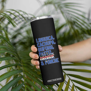 Cape Verde Traditional Food & Drinks List Skinny Tumbler Cabo Verdean Cachupa Grogue Heritage Gift TS02 Print Your Wear