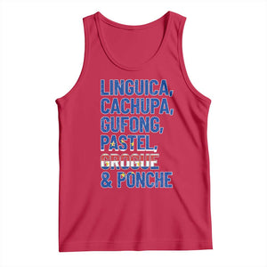 Cape Verde Traditional Food & Drinks List Tank Top Cabo Verdean Cachupa Grogue Heritage Gift