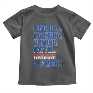 Cape Verde Traditional Food & Drinks List Toddler T Shirt Cabo Verdean Cachupa Grogue Heritage Gift