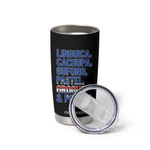 Cape Verde Traditional Food & Drinks List Tumbler Cup Cabo Verdean Cachupa Grogue Heritage Gift TS02 Print Your Wear