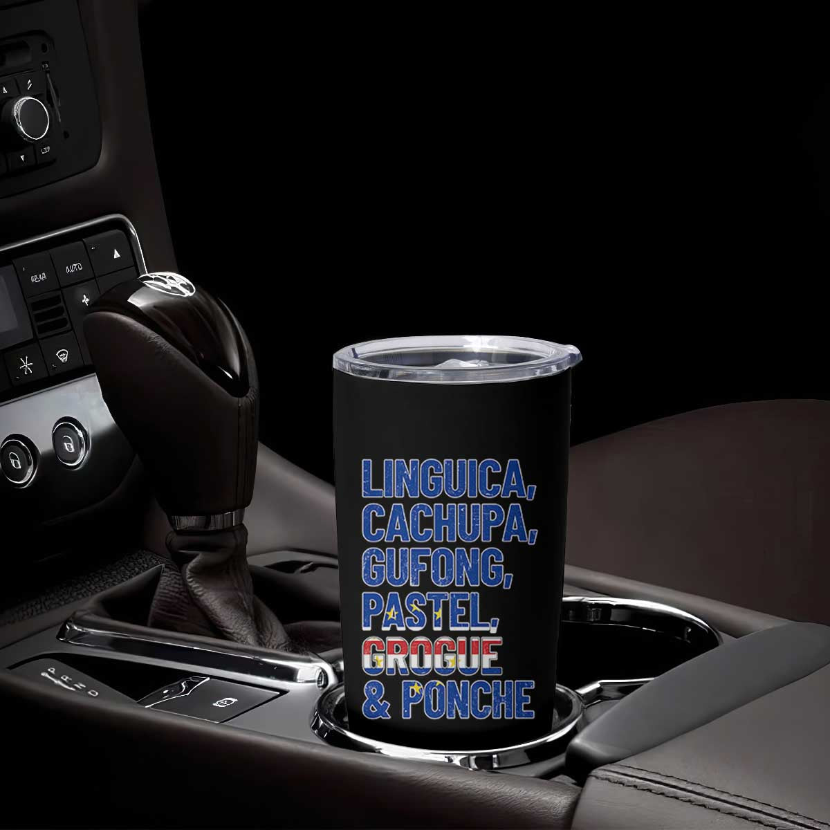 Cape Verde Traditional Food & Drinks List Tumbler Cup Cabo Verdean Cachupa Grogue Heritage Gift TS02 Print Your Wear