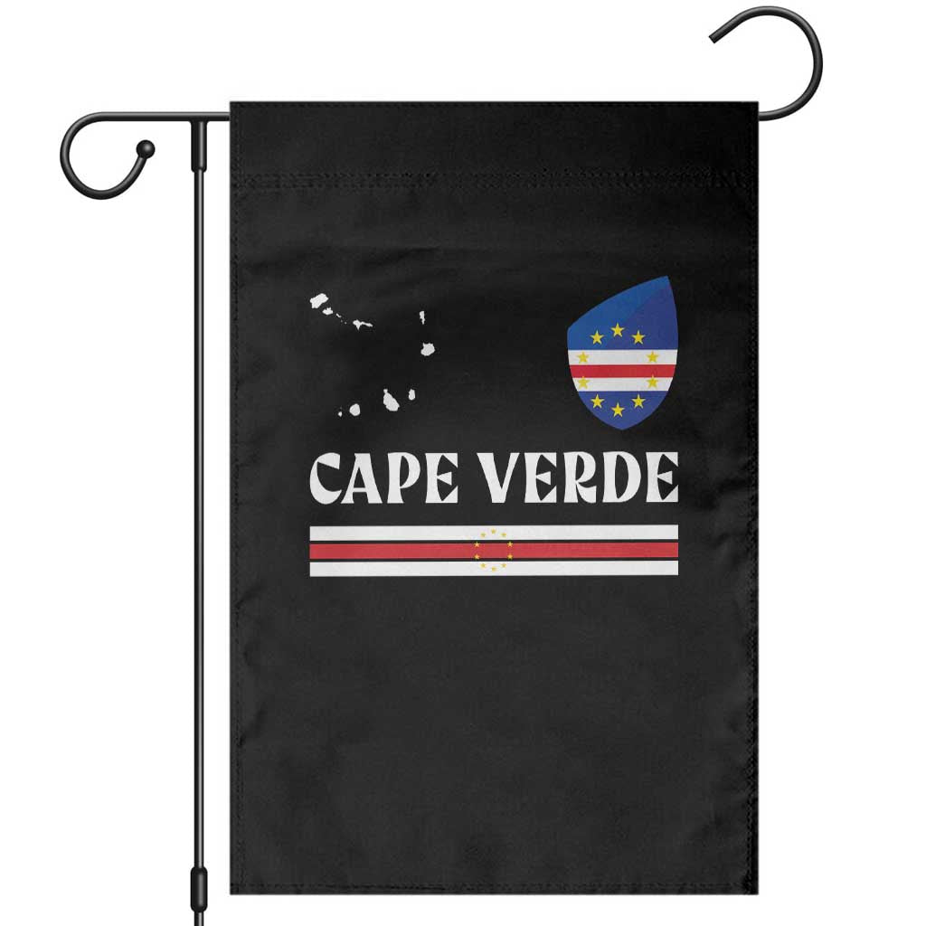 Cape Verde Country Map Shield Emblem Garden Flag Cabo Verde Roots National Pride Gift