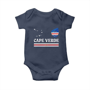 Cape Verde Country Map Shield Emblem Baby Onesie Cabo Verde Roots National Pride Gift