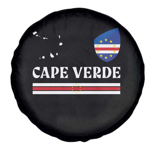 Cape Verde Country Map Shield Emblem Spare Tire Cover Cabo Verde Roots National Pride Gift