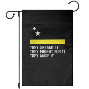Curaçao Flag History Pride Garden Flag They Dreamt Fought Made It
