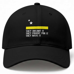 Curaçao Flag History Pride Baseball Cap They Dreamt Fought Made It