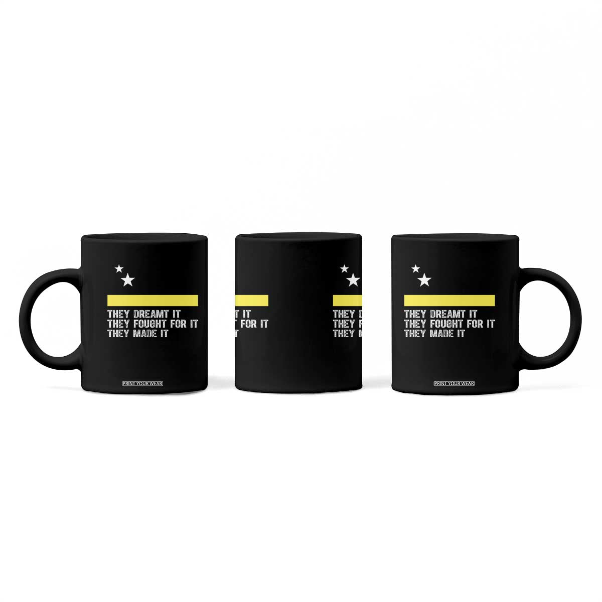 Curaçao Flag History Pride Coffee Mug They Dreamt Fought Made It