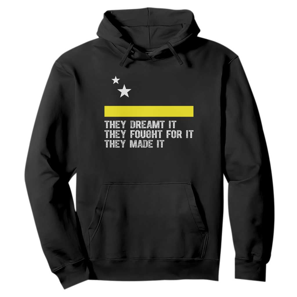 Curaçao Flag History Pride Hoodie They Dreamt Fought Made It