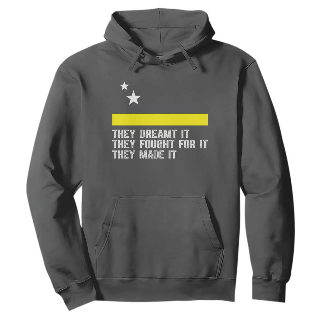 Curaçao Flag History Pride Hoodie They Dreamt Fought Made It
