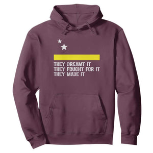 Curaçao Flag History Pride Hoodie They Dreamt Fought Made It