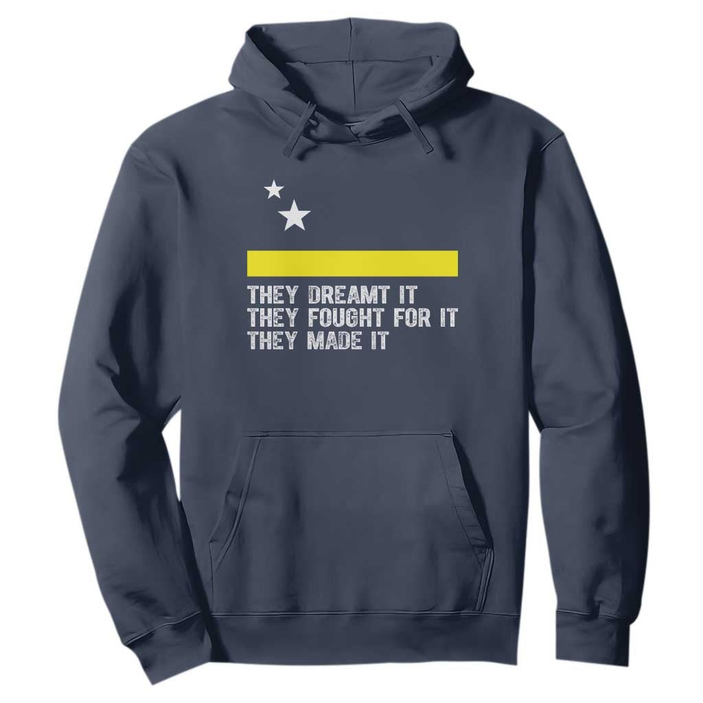 Curaçao Flag History Pride Hoodie They Dreamt Fought Made It