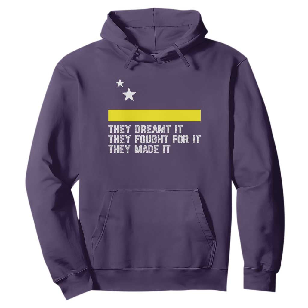 Curaçao Flag History Pride Hoodie They Dreamt Fought Made It