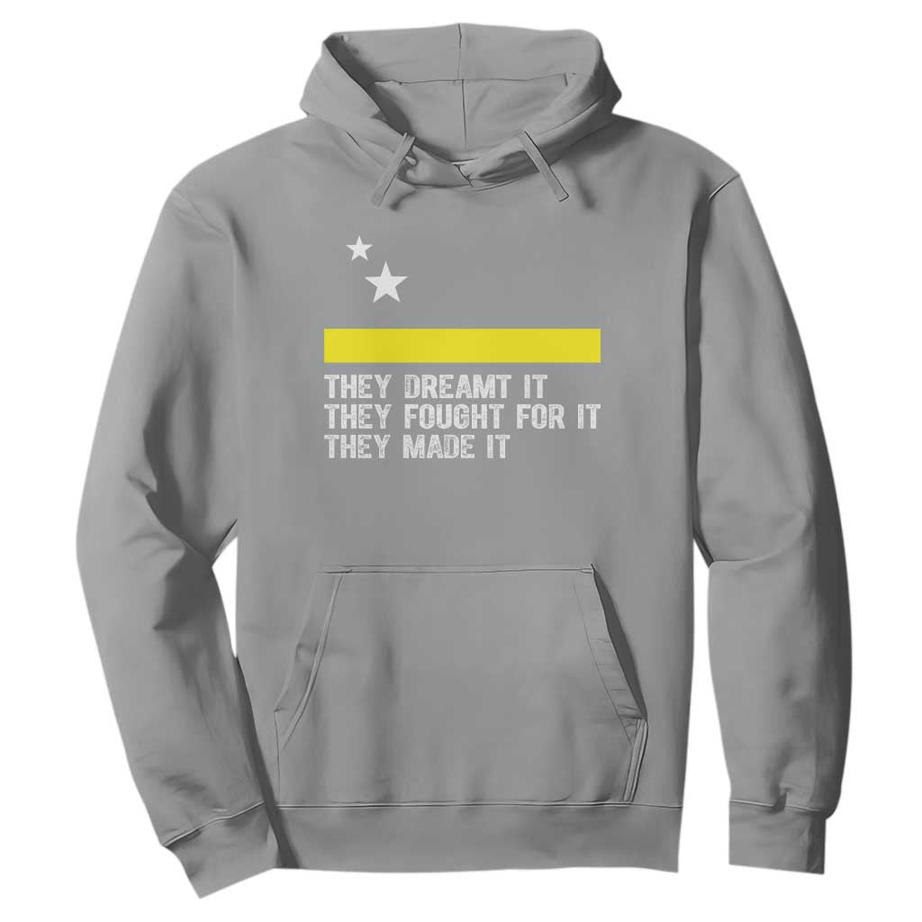Curaçao Flag History Pride Hoodie They Dreamt Fought Made It
