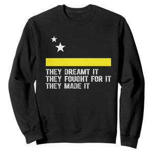 Curaçao Flag History Pride Sweatshirt They Dreamt Fought Made It