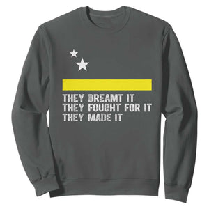 Curaçao Flag History Pride Sweatshirt They Dreamt Fought Made It