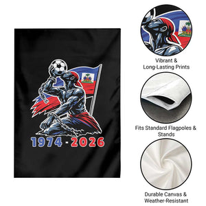 Haiti Soccer Tournament History 1974 to 2026 Garden Flag Powerful Haitian Broken Chains National Flag Football Fans