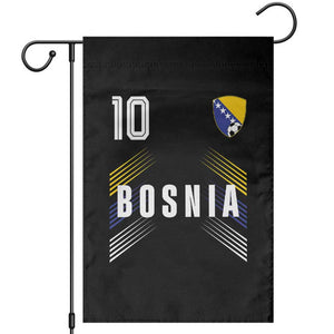 Bosnia Herzegovina Soccer Sports Graphic Number 10 Jersey Style Garden Flag Proud Bosnian Football Fans Game Day Pride