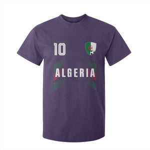 Algeria Soccer Sports Graphic Number 10 Jersey Style T Shirt For Kid Proud Algerian Football Fans Game Day Maghreb Pride