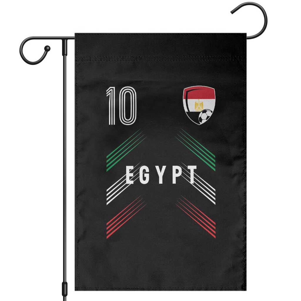 Egypt Soccer Sports Graphic Number 10 Jersey Style Garden Flag Proud Egyptian Football Fans Game Day Pride