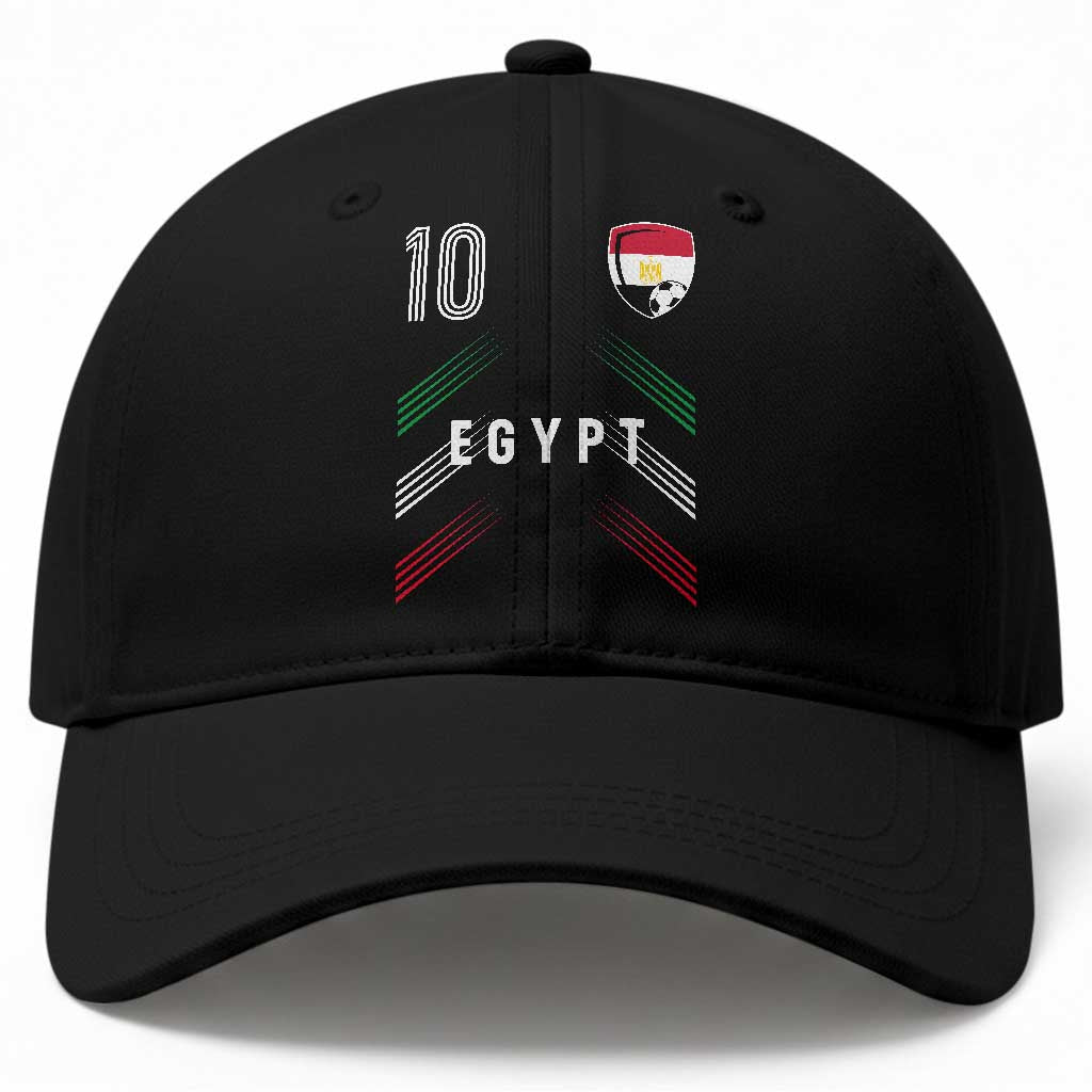 Egypt Soccer Sports Graphic Number 10 Jersey Style Baseball Cap Proud Egyptian Football Fans Game Day Pride