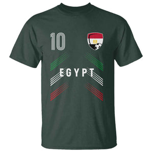 Egypt Soccer Sports Graphic Number 10 Jersey Style T Shirt Proud Egyptian Football Fans Game Day Pride