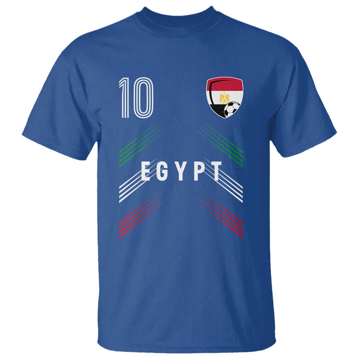 Egypt Soccer Sports Graphic Number 10 Jersey Style T Shirt Proud Egyptian Football Fans Game Day Pride