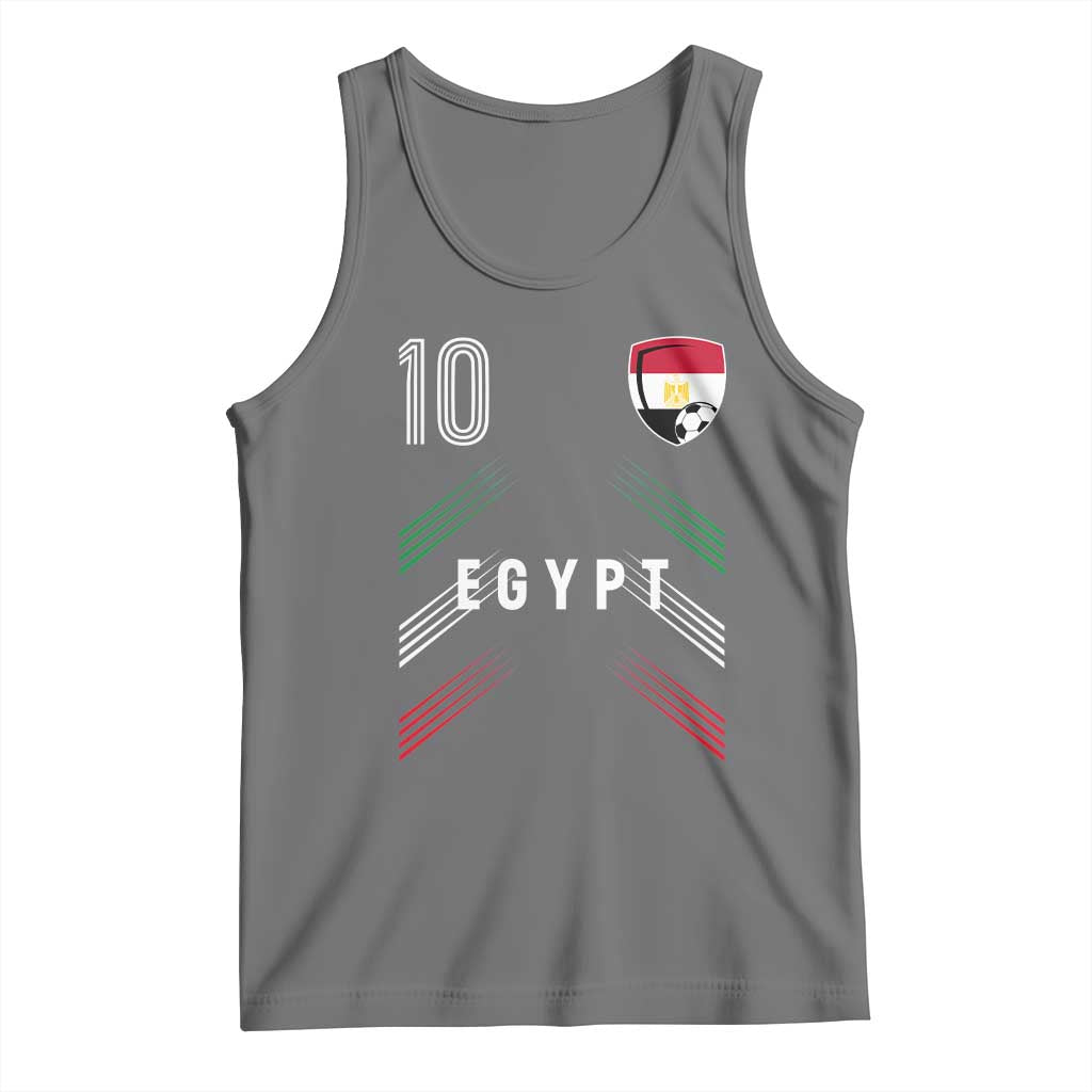 Egypt Soccer Sports Graphic Number 10 Jersey Style Tank Top Proud Egyptian Football Fans Game Day Pride