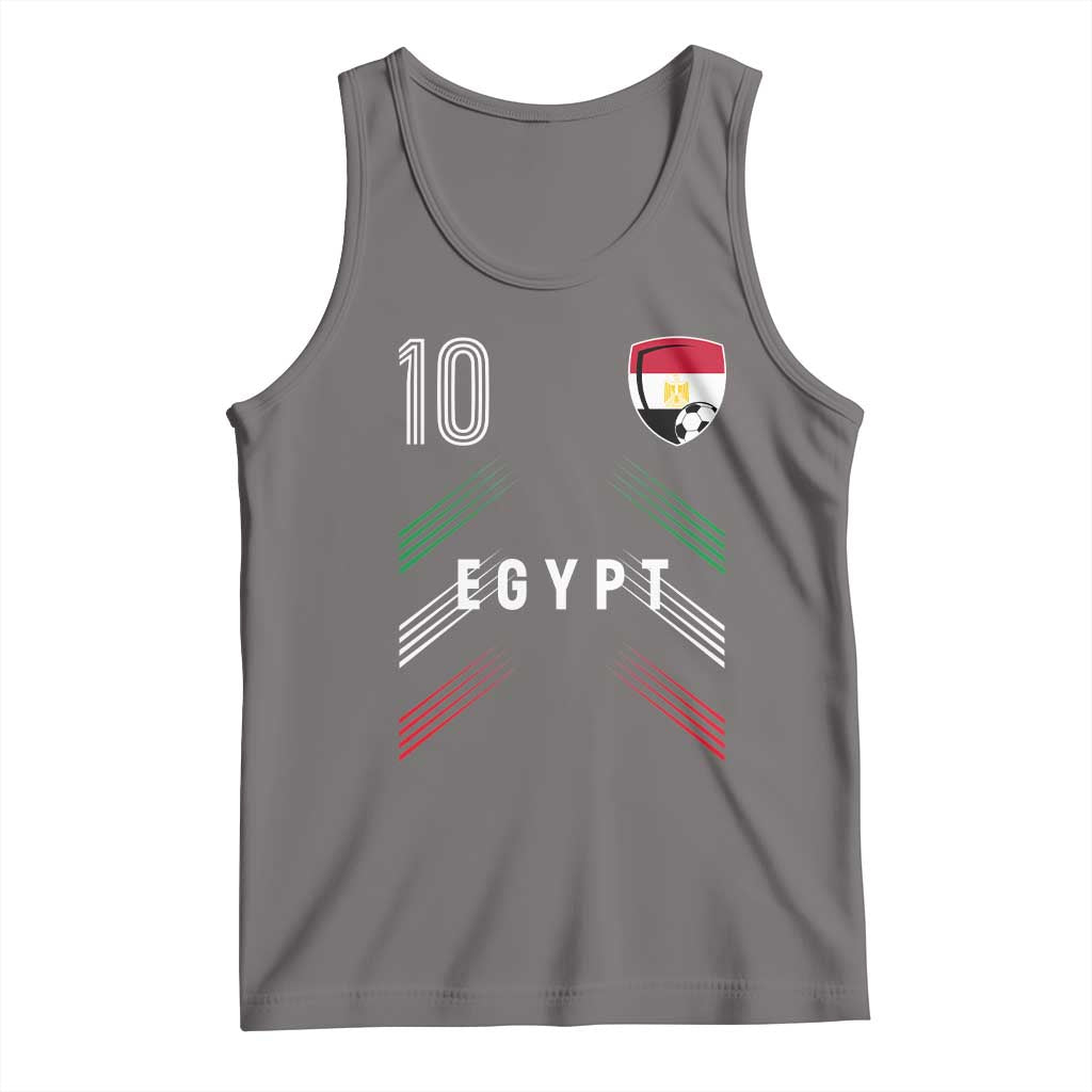 Egypt Soccer Sports Graphic Number 10 Jersey Style Tank Top Proud Egyptian Football Fans Game Day Pride