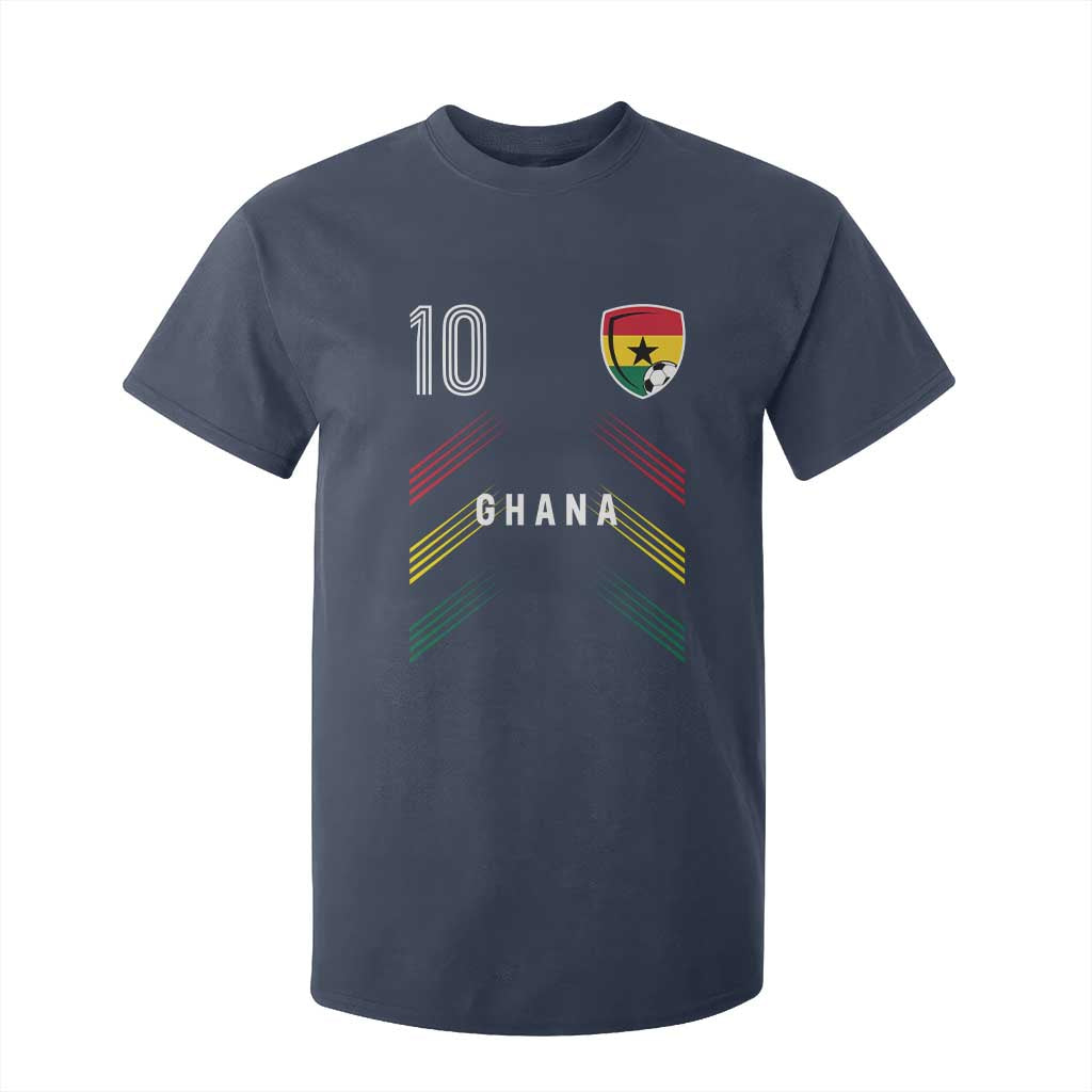 Ghana Soccer Sports Graphic Number 10 Jersey Style T Shirt For Kid Proud Ghanaian Football Fans Game Day Pride