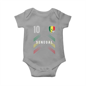 Senegal Soccer Sports Graphic Number 10 Jersey Style Baby Onesie Proud Senegalese Football Fans Game Day Pride