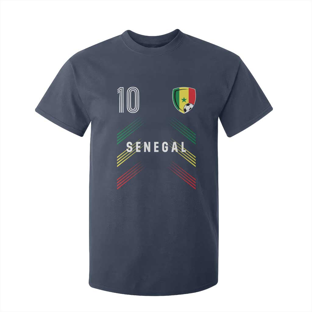 Senegal Soccer Sports Graphic Number 10 Jersey Style T Shirt For Kid Proud Senegalese Football Fans Game Day Pride