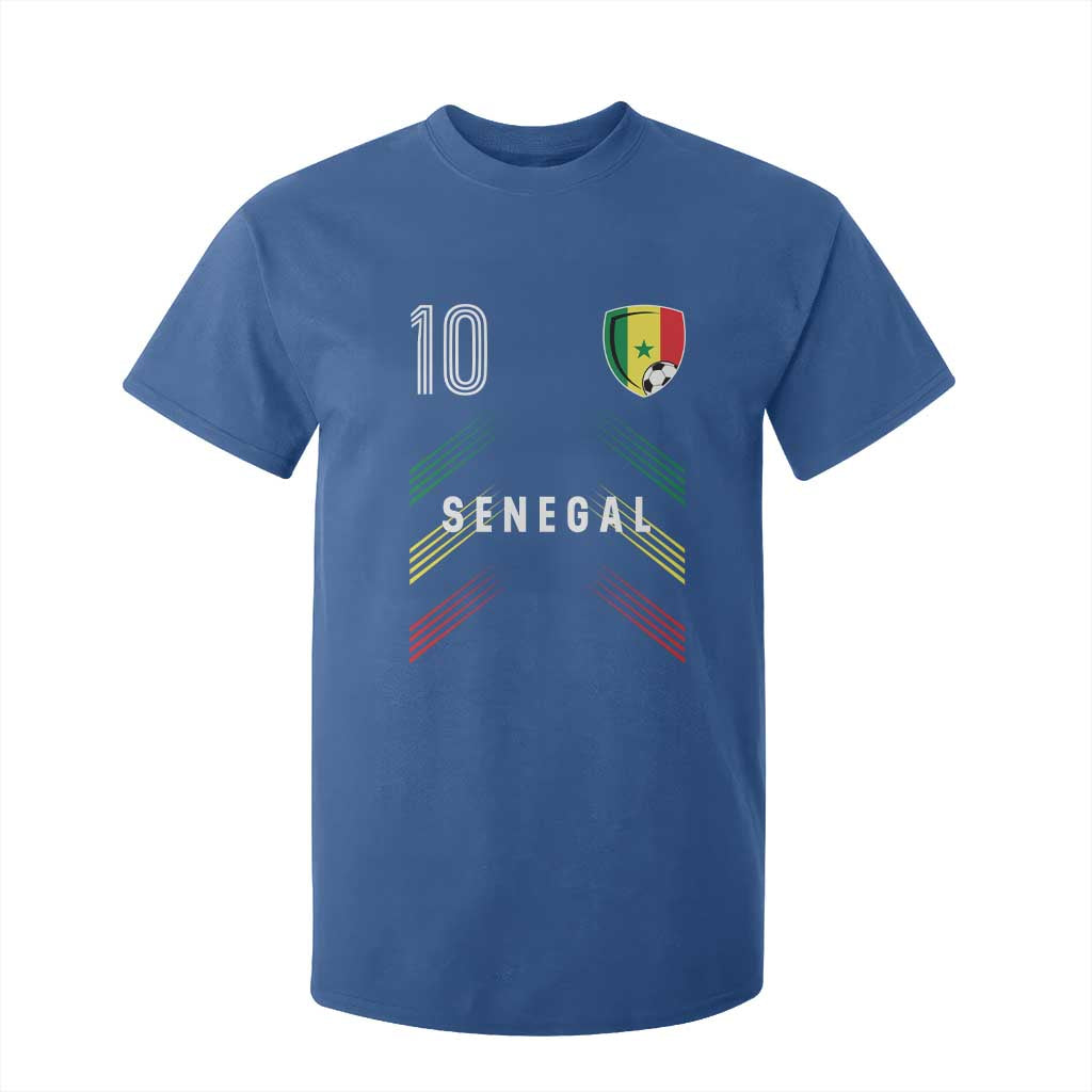 Senegal Soccer Sports Graphic Number 10 Jersey Style T Shirt For Kid Proud Senegalese Football Fans Game Day Pride