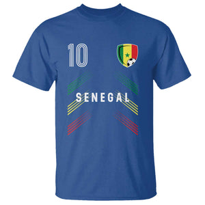 Senegal Soccer Sports Graphic Number 10 Jersey Style T Shirt Proud Senegalese Football Fans Game Day Pride
