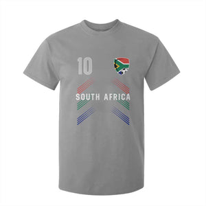 South Africa Soccer Sports Graphic Number 10 Jersey Style T Shirt For Kid Proud South African Football Fans Game Day Pride