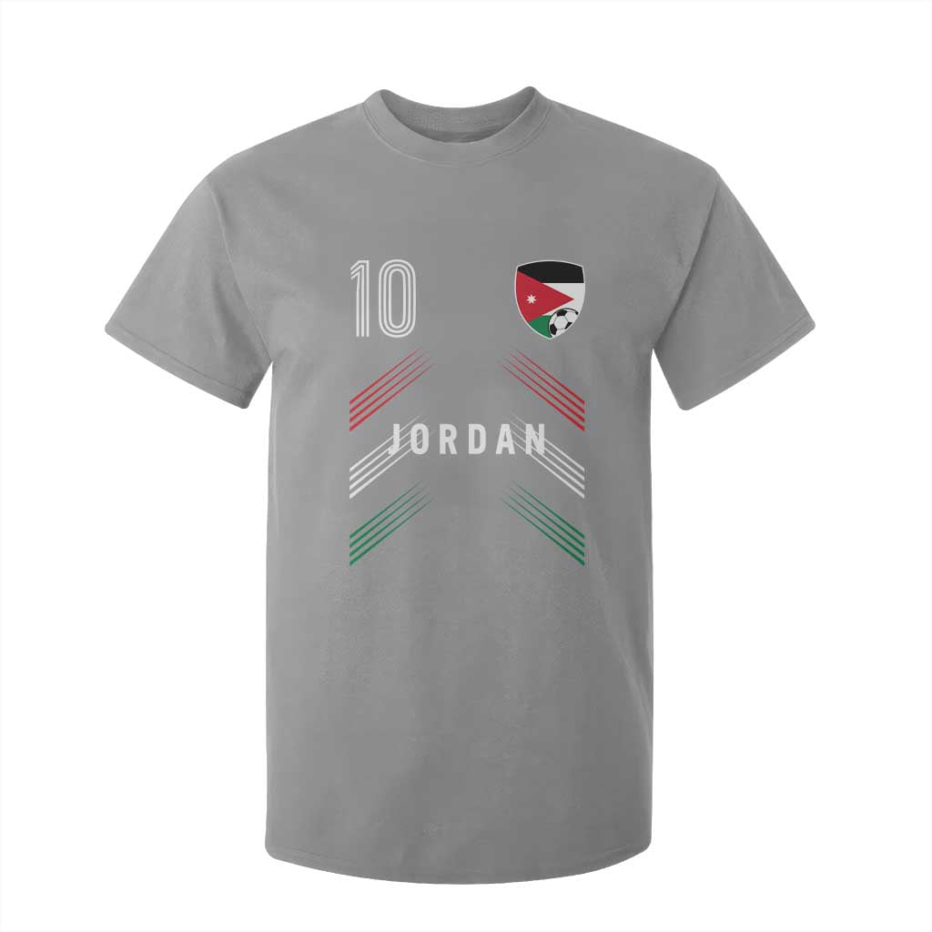 Jordan Soccer Sports Graphic Number 10 Jersey Style T Shirt For Kid Proud Jordanian Football Fans Game Day Pride