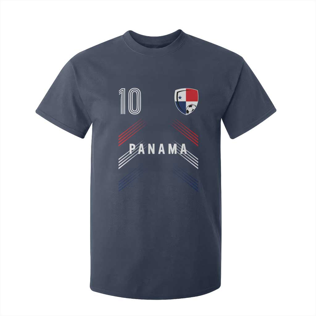 Panama Soccer Sports Graphic Number 10 Jersey Style T Shirt For Kid Proud Panamanian Football Fans Game Day Pride