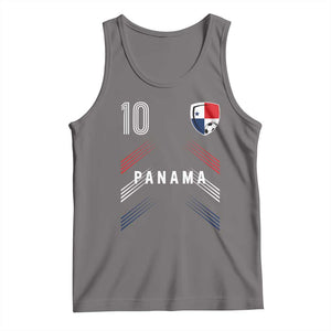 Panama Soccer Sports Graphic Number 10 Jersey Style Tank Top Proud Panamanian Football Fans Game Day Pride