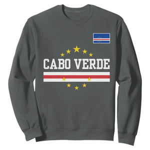 Cabo Verde Athletic Varsity Style Sweatshirt Cape Verde Flag Stars National Pride