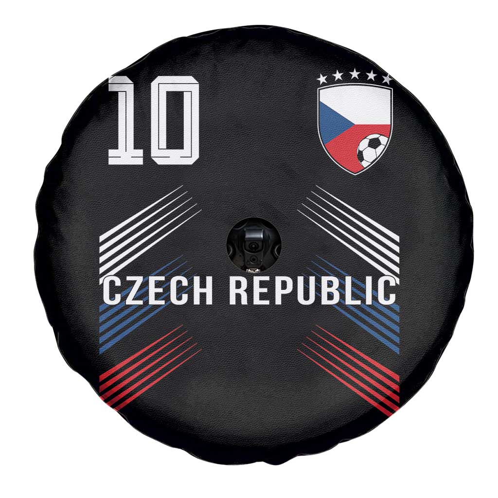 Czech Republic Soccer Sports Graphic Number 10 Jersey Style Spare Tire Cover Proud Czechia Football Fans Game Day Pride TS02 Print Your Wear