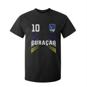 Curacao Soccer Sports Graphic Number 10 Jersey Style T Shirt For Kid Proud Curaçaoans Football Fans Game Day Pride TS02 Black Print Your Wear